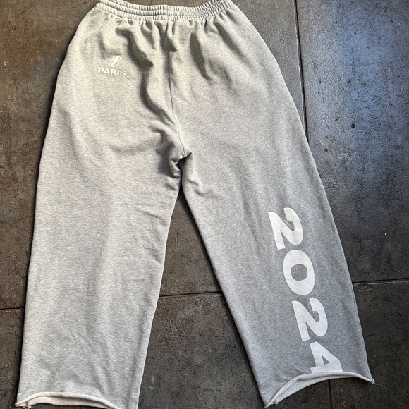 Telfar Embroidered Paris Olympics Sweat Pants - Picture 4 of 7